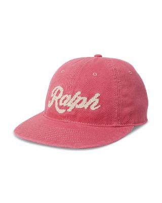 The Ralph Logo Twill Ball Cap by POLO RALPH LAUREN