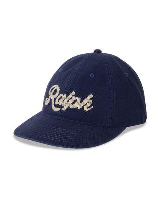 The Ralph Logo Twill Ball Cap by POLO RALPH LAUREN