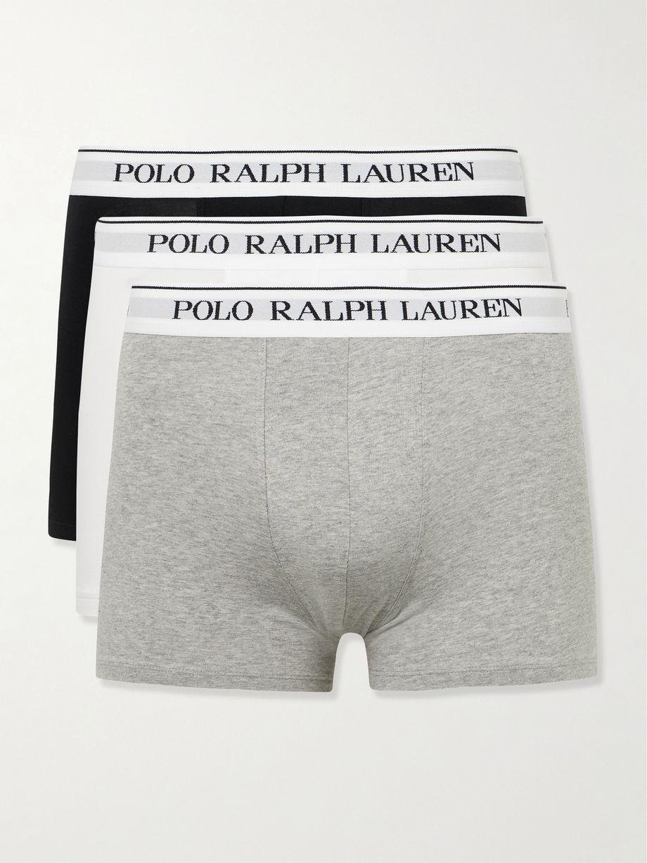 Three-Pack Stretch-Cotton Jersey Boxer Briefs by POLO RALPH LAUREN