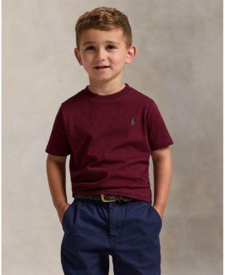 Toddler and Little Boys Cotton Jersey Crewneck T-Shirt by POLO RALPH LAUREN