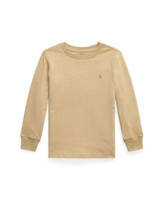 Toddler and Little Boys Cotton Jersey Long Sleeve T-Shirt by POLO RALPH LAUREN Toddler and Little Boys Cotton Jersey Long Sleeve T-Shirt by POLO RALPH LAUREN