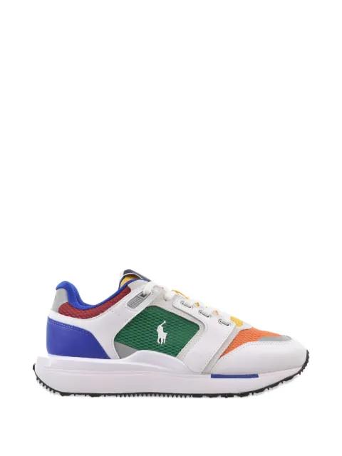 Train 89 V2 "Green/Multicolor" sneakers by POLO RALPH LAUREN