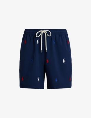 Traveller Brand-Embroidered Swim Shorts by POLO RALPH LAUREN
