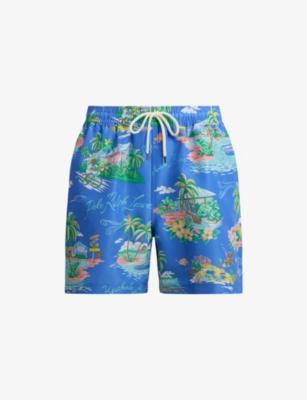 Traveller Tropical-Print Swim Shorts by POLO RALPH LAUREN