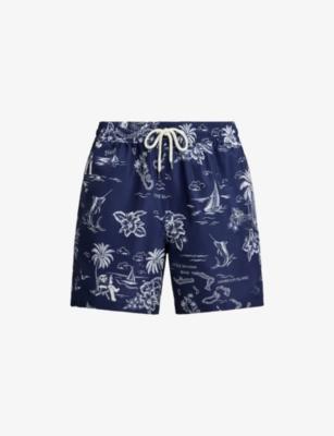 Traveller Tropical-Print Swim Shorts by POLO RALPH LAUREN