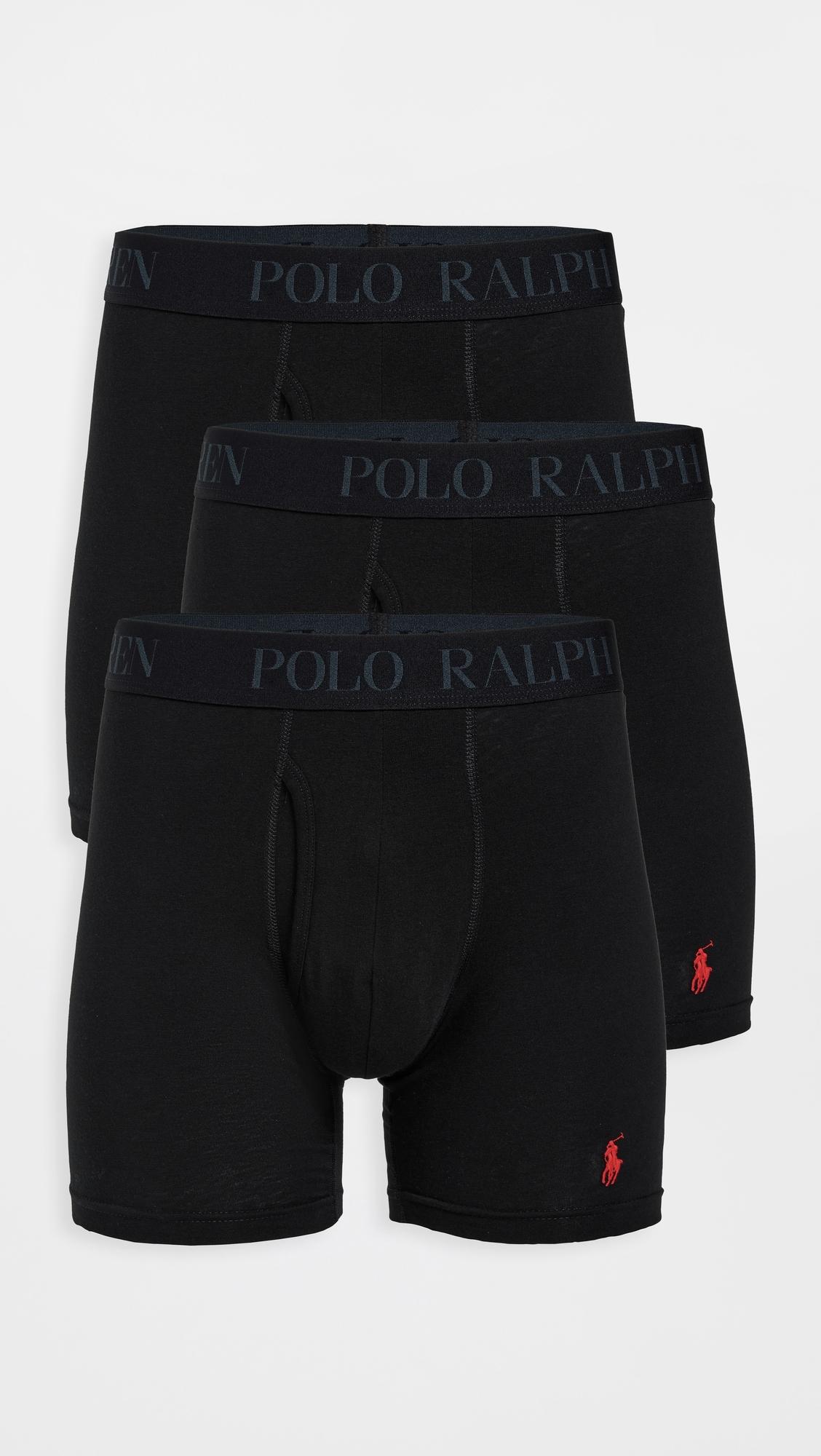 4D Flex Cotton Modal Boxer Briefs 3 Pack by POLO RALPH LAUREN UNDERWEAR