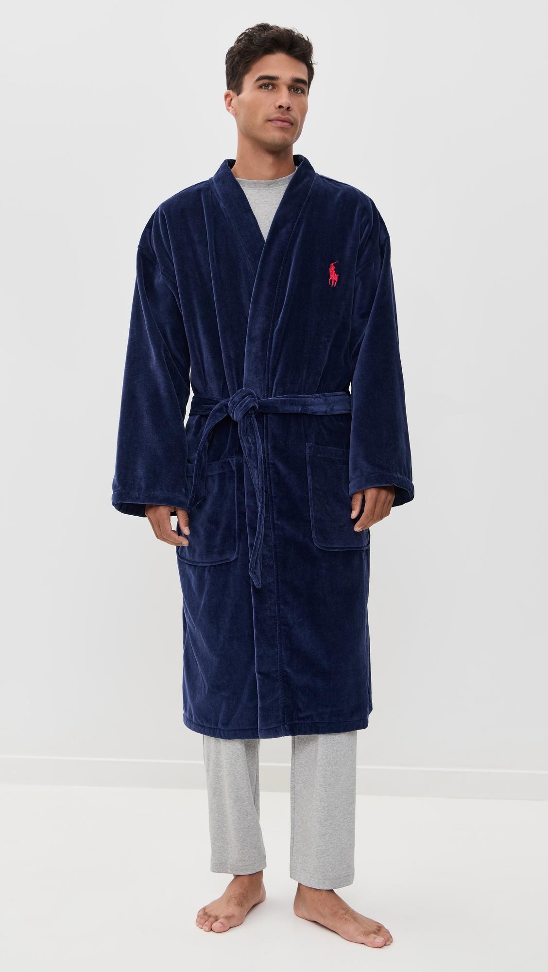 Terry Velour Robe by POLO RALPH LAUREN UNDERWEAR