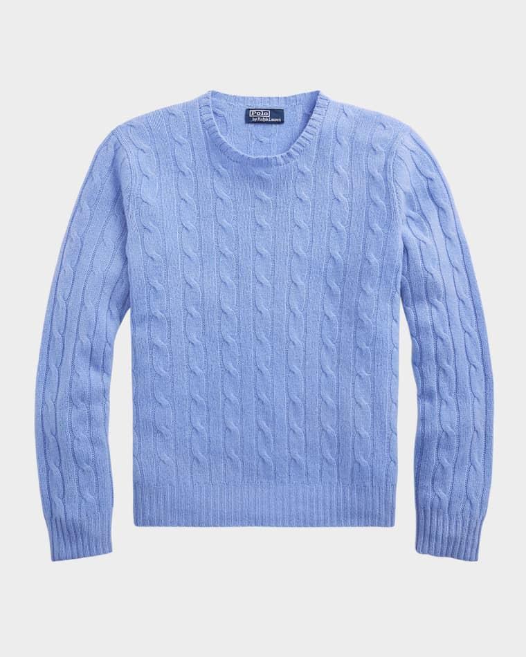 Unisex Iconic Cable-Knit Cashmere Sweater by POLO RALPH LAUREN