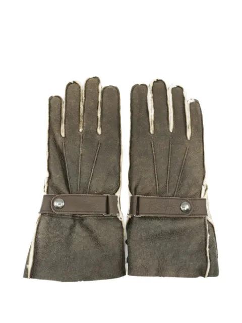 Utility Icons shearling-trim gloves by POLO RALPH LAUREN