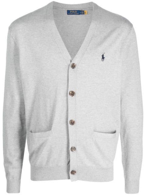 V-neck knitted cardigan by POLO RALPH LAUREN