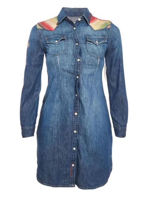 embroidered yoke denim dress by POLO RALPH LAUREN VINTAGE