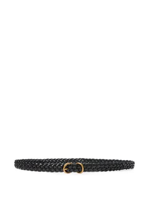 Vachetta braided skinny belt by POLO RALPH LAUREN