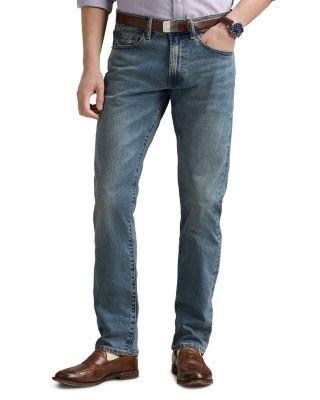 Varick Slim Straight Jean in Blue by POLO RALPH LAUREN