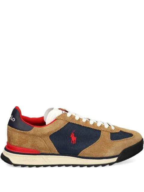 Varick suede-panelled sneakers by POLO RALPH LAUREN