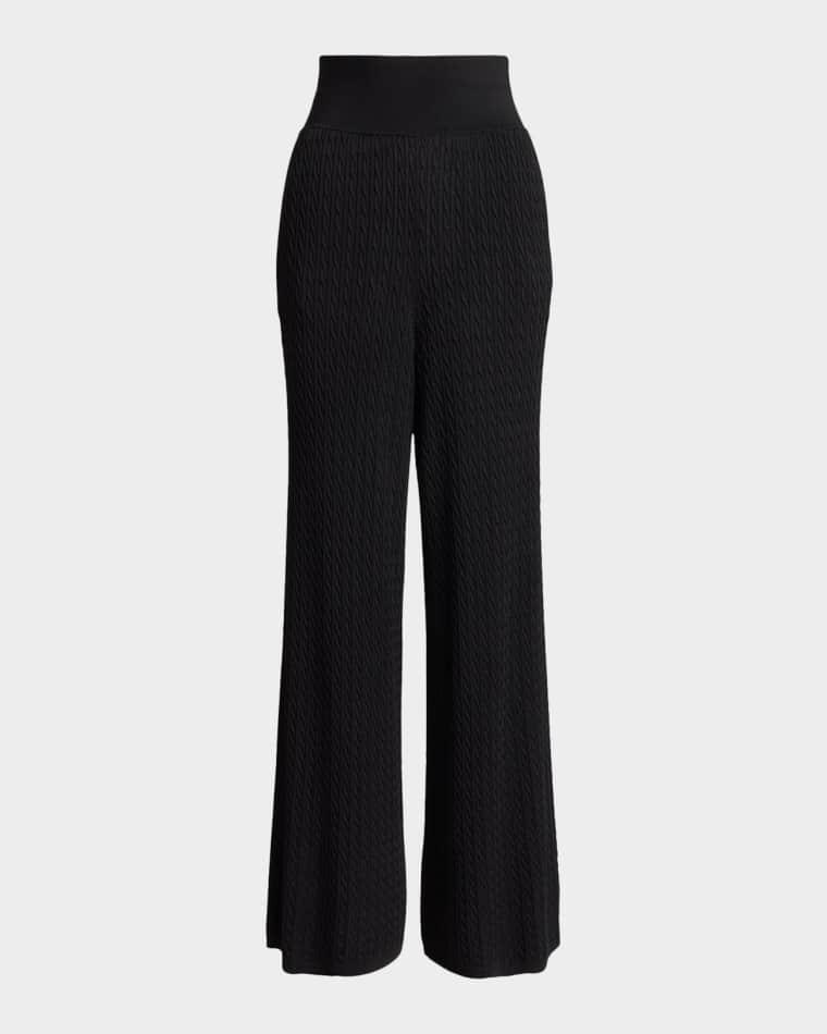 Wide-Leg Cable-Knit Sweater Pants by POLO RALPH LAUREN
