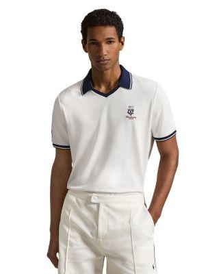 Wimbledon Classic Fit Mesh Polo Shirt by POLO RALPH LAUREN
