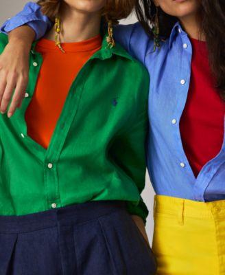 Women's Classic-Fit 100% Linen Shirt by POLO RALPH LAUREN