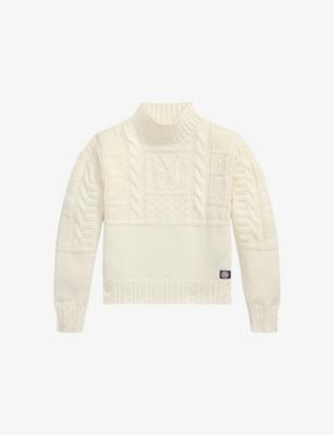 Yankees-Intarsia High-Neck Cotton Jumper by POLO RALPH LAUREN