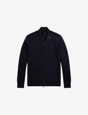Zip-Up Ribbed Cotton-Knit Jumper by POLO RALPH LAUREN