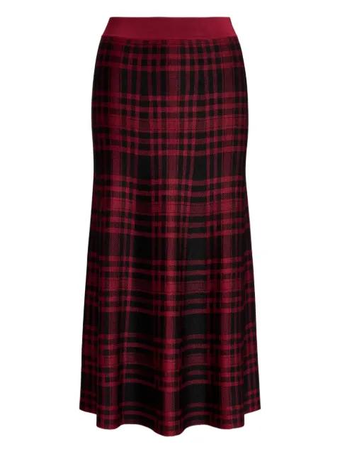 a-line plaid skirt by POLO RALPH LAUREN