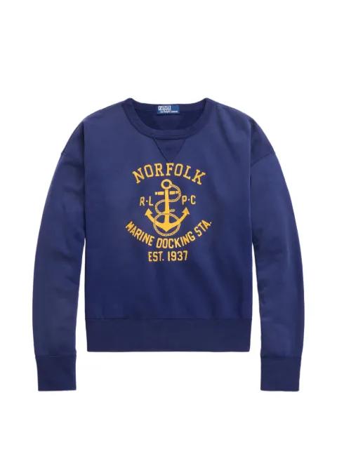 anchor-graphic sweatshirt by POLO RALPH LAUREN