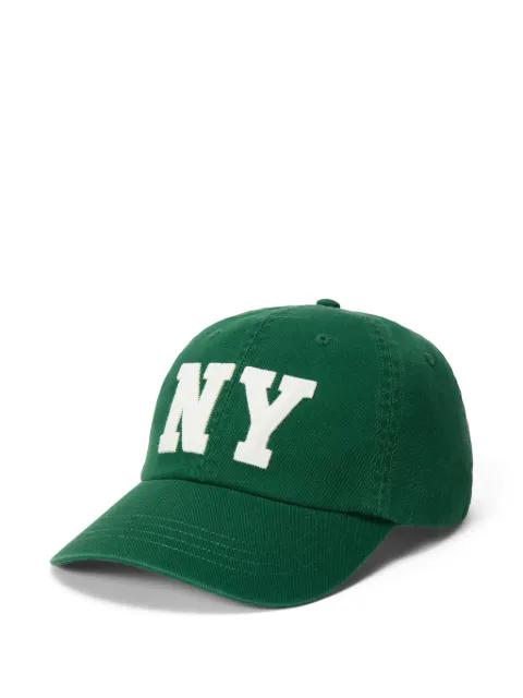 appliquéd logo-embroidered cap by POLO RALPH LAUREN