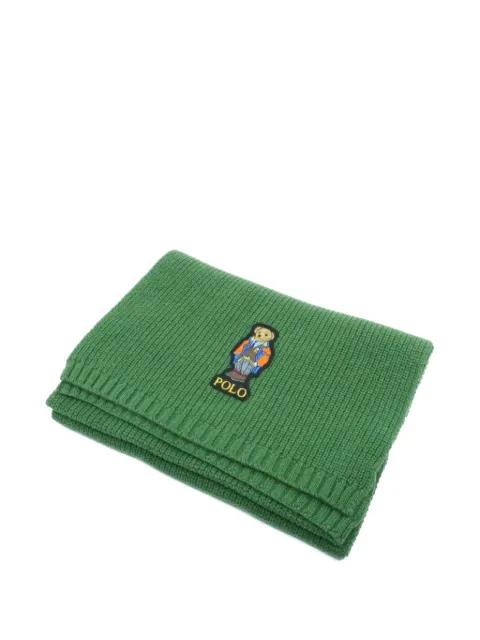bear-detail scarf by POLO RALPH LAUREN