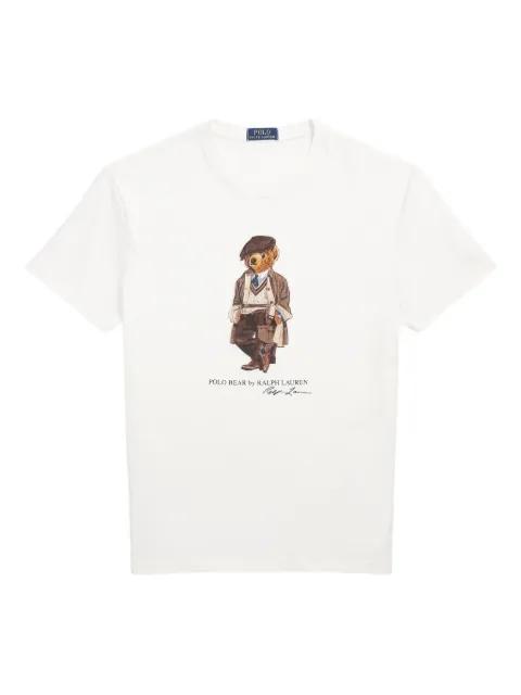 bear-motif slim-fit T-shirt by POLO RALPH LAUREN