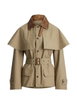 belted cape-overlay jacket by POLO RALPH LAUREN belted cape-overlay jacket by POLO RALPH LAUREN