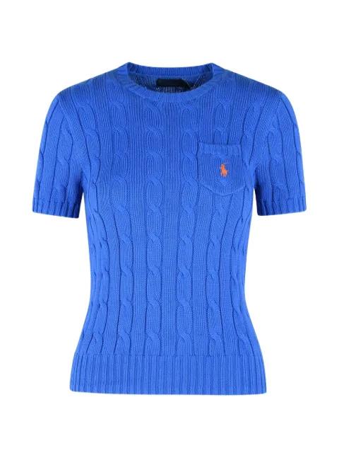 braided knitted top by POLO RALPH LAUREN