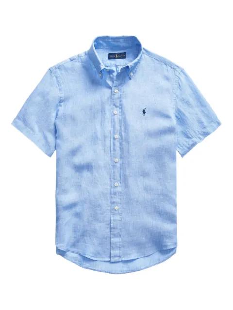 button-down short-sleeve shirt by POLO RALPH LAUREN