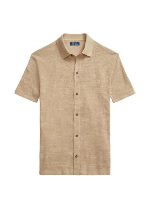 button-fastening textured shirt by POLO RALPH LAUREN