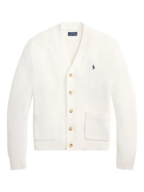 button pocket cardigan by POLO RALPH LAUREN