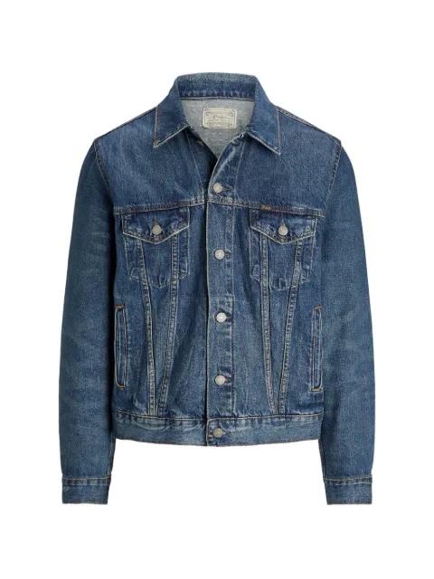 button-up denim jacket by POLO RALPH LAUREN
