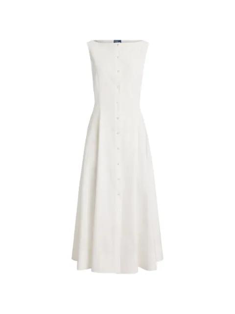 button-up midi dress by POLO RALPH LAUREN