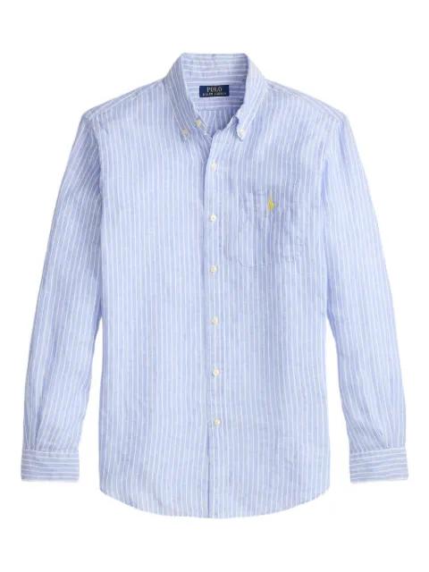 button-up striped shirt by POLO RALPH LAUREN