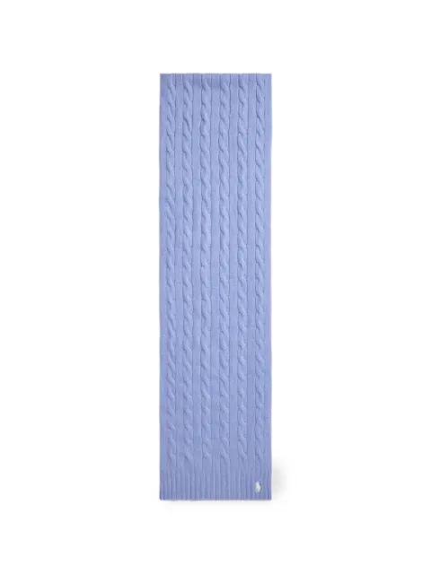 cable-knit Pony scarf by POLO RALPH LAUREN