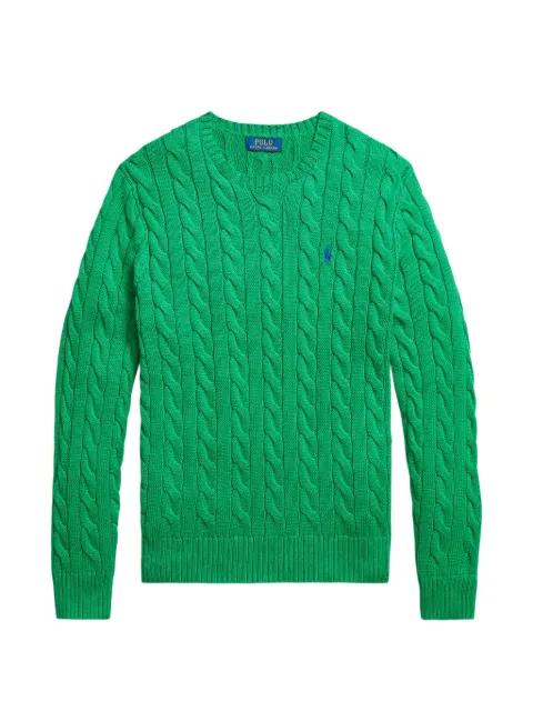 cable-knit Pony sweater by POLO RALPH LAUREN