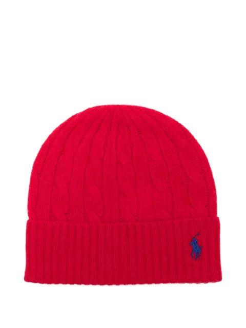 cable-knit beanie hat by POLO RALPH LAUREN