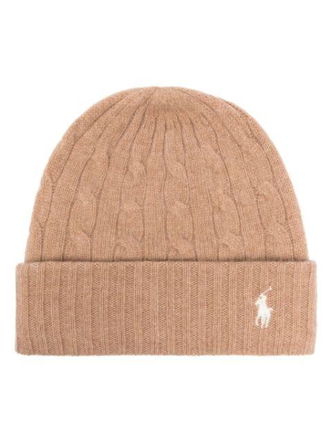 cable-knit beanie hat by POLO RALPH LAUREN