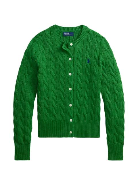 cable-knit buttoned cardigan by POLO RALPH LAUREN