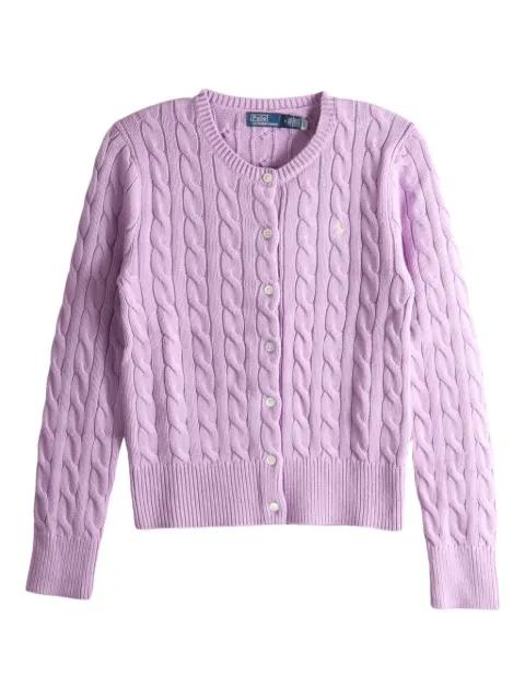 cable-knit buttoned cardigan by POLO RALPH LAUREN