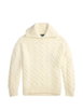 cable-knit collar sweater by POLO RALPH LAUREN cable-knit collar sweater by POLO RALPH LAUREN