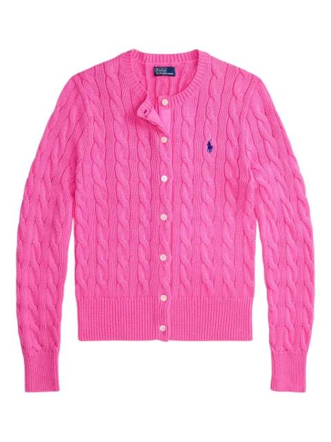 cable-knit cotton cardigan by POLO RALPH LAUREN