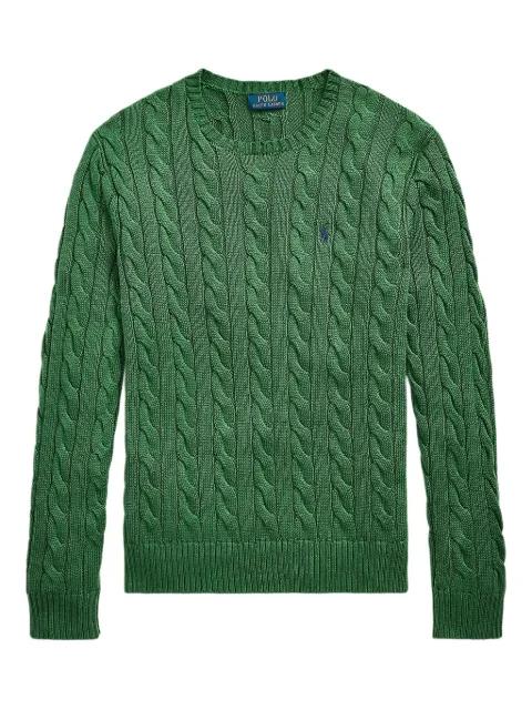 cable-knit cotton sweater by POLO RALPH LAUREN