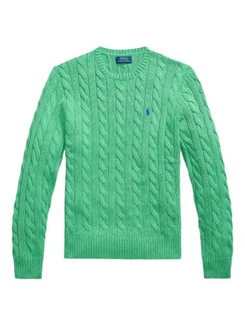 cable-knit cotton sweater by POLO RALPH LAUREN