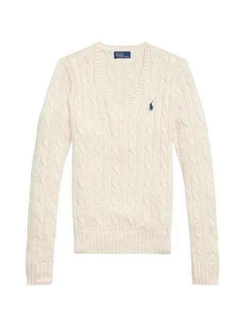 cable-knit cotton sweater by POLO RALPH LAUREN