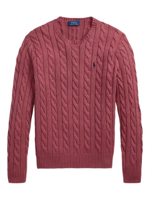 cable-knit crew-neck jumper by POLO RALPH LAUREN