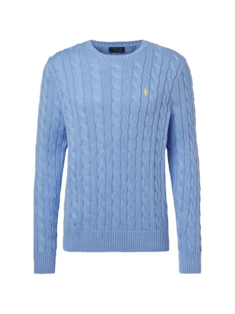 cable-knit crew-neck sweater by POLO RALPH LAUREN