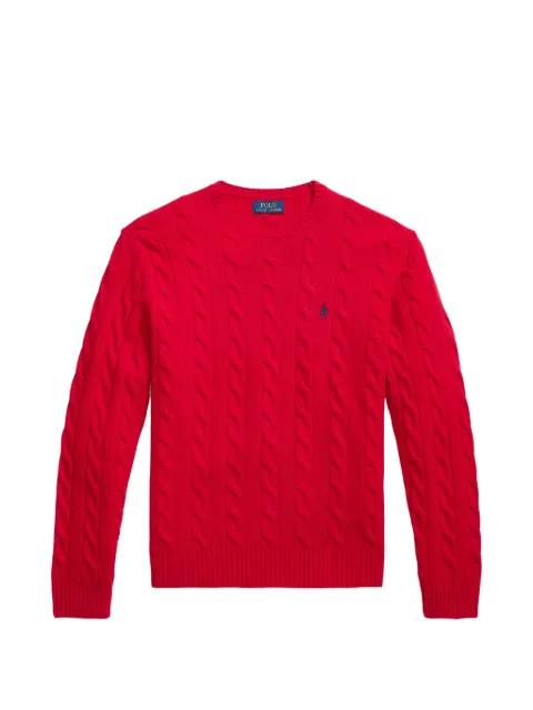 cable-knit crew-neck sweater by POLO RALPH LAUREN